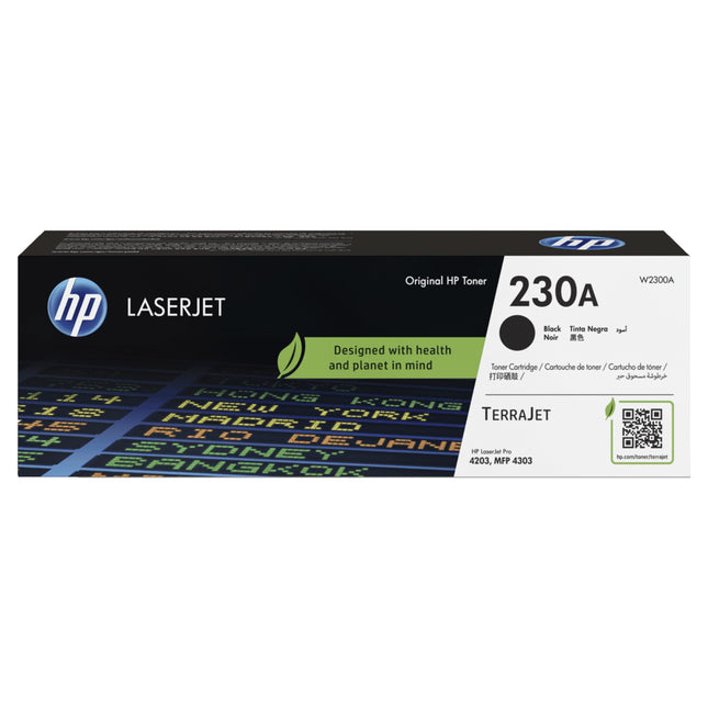 TONER ORIGINAL HP 230A NOIR LASERJET (W2300A)