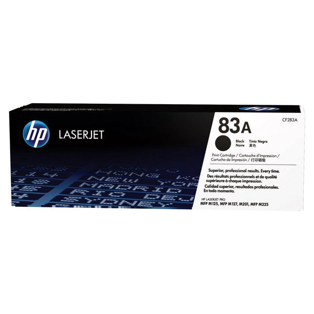 TONER ORIGINAL HP 83A NOIR LASERJET (CF283A)