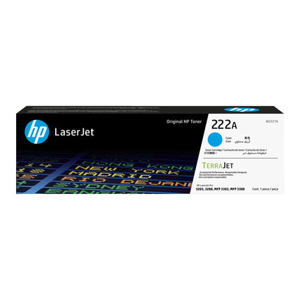 TONER ORIGINAL HP LASERJET 222A CYAN (W2221A)