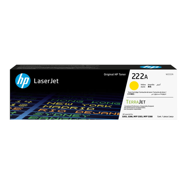 TONER ORIGINAL HP LASERJET 222A JAUNE (W2222A)