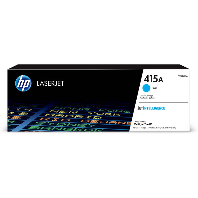 TONER ORIGINAL HP 415A CYAN LASERJET (W2031A)