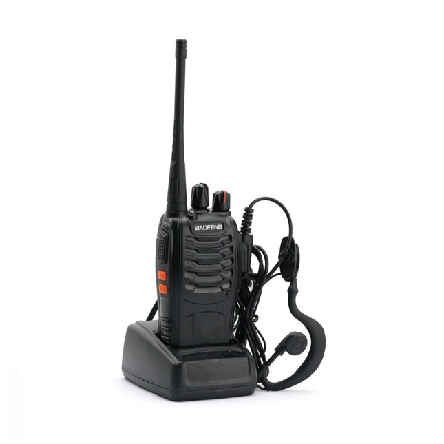 Radio talkie walkie UHF BAOFENG BF-888S 3W, fréquence 400-470 MHz, avec écran et antenne, communication sans fil fiable