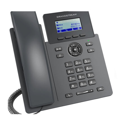 Téléphone Fixe IP Grandstream – 1 ligne SIP, PoE, Audio HD, écran LCD monochrome – GRP2601P