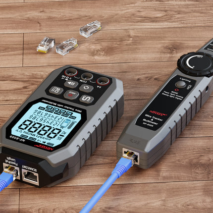 Testeur de Câbles Réseau & Multimètre 2-en-1 Wire Tracker NF-8509 Noyafa RJ45