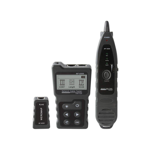 Testeur de Câbles Réseau NF-8209 RJ45 NOYAFA Traqueur De Cable POE Réseau Verification de fil