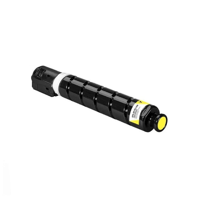 Toner adaptable Canon C-EXV 54 jaune pour imprimante laser, contenant du toner jaune compatible.