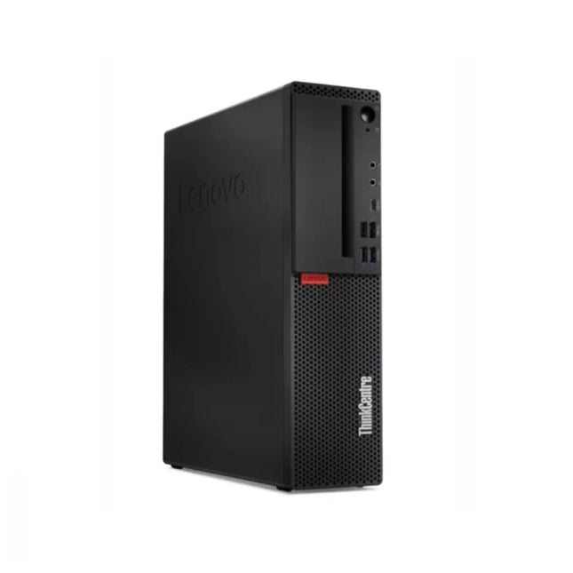 Unité centrale Lenovo ThinkCentre M720s i5 9e génération, 8 Go RAM, 256 Go SSD, en parfait état, vue de face.