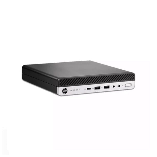 Unité centrale HP 600 G3 i5 6ème, 16 Go RAM, 512 Go SSD, ultra fine, en parfait état, vue de face.