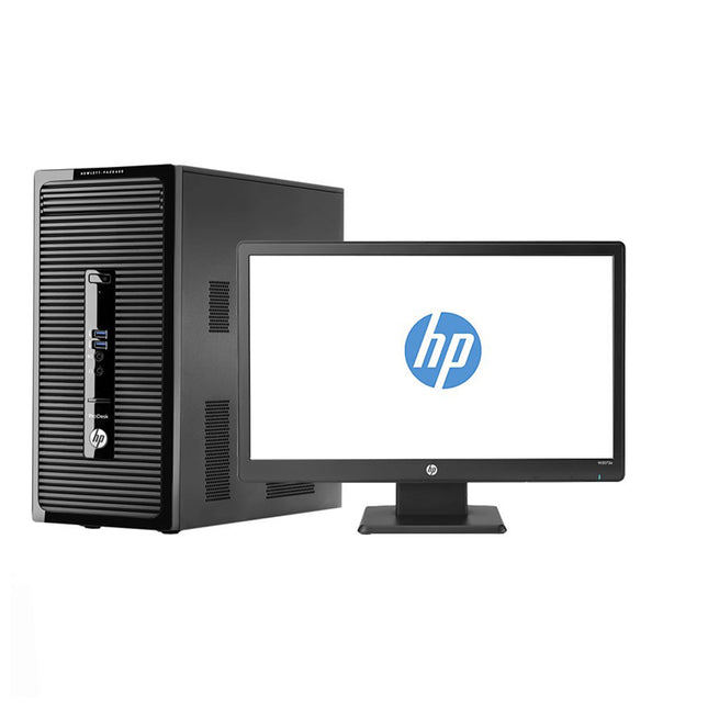 Unité centrale HP 400 G3, i3, 8GB RAM, 128GB SSD, ordinateur de bureau ultra slim remis à neuf.