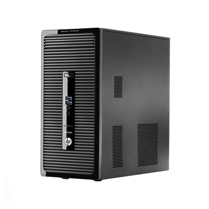 Unité centrale HP 400 G3, ordinateur de bureau slim avec processeur i3, 8Go RAM et SSD 128Go, remis à neuf.