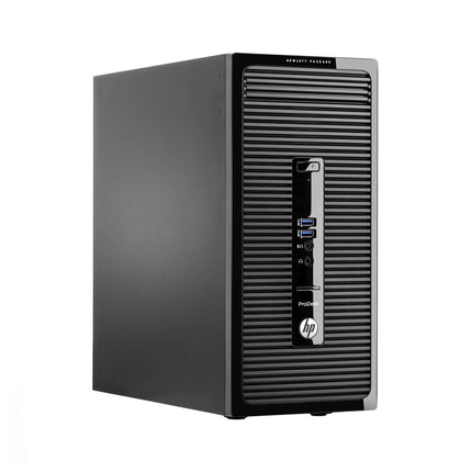 Unité centrale HP 400 G3 ultra slim avec processeur Intel Core i3, 8GB RAM et SSD 128GB, remise à neuf.