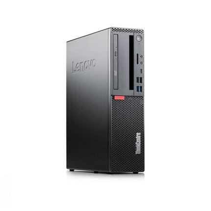 Unité centrale Lenovo ThinkCentre M720s avec processeur Intel i7-8700, 8 Go RAM, 256 Go SSD, remis à neuf, vue de face
