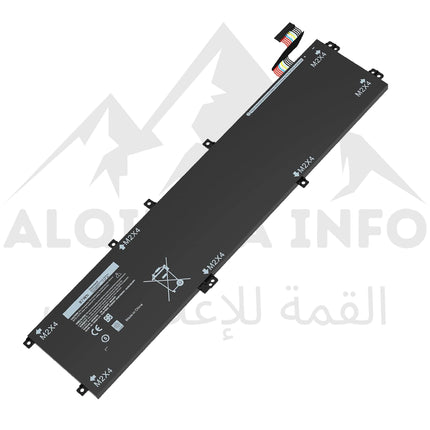 Batterie pc portable adaptable 4GVGH 6GTPY POUR Dell XPS 15-9560 15-9550 15-9570 15-7590 Precision 5520 5530 5540 5510 Vostro 7500 4GVGH 1P6KD 5XJ22 8 GPM0. 3 P56F (97wh)