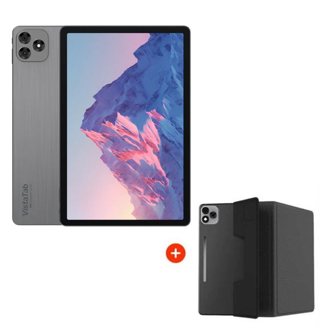 Tablette itel VistaTab 10" 4G - 128GB ROM - 8GB Ram - 6000mAh Deep Grey + Pochette 10″
